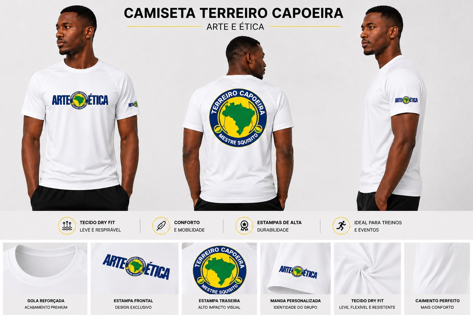 Camiseta Oficial Terreiro Branca